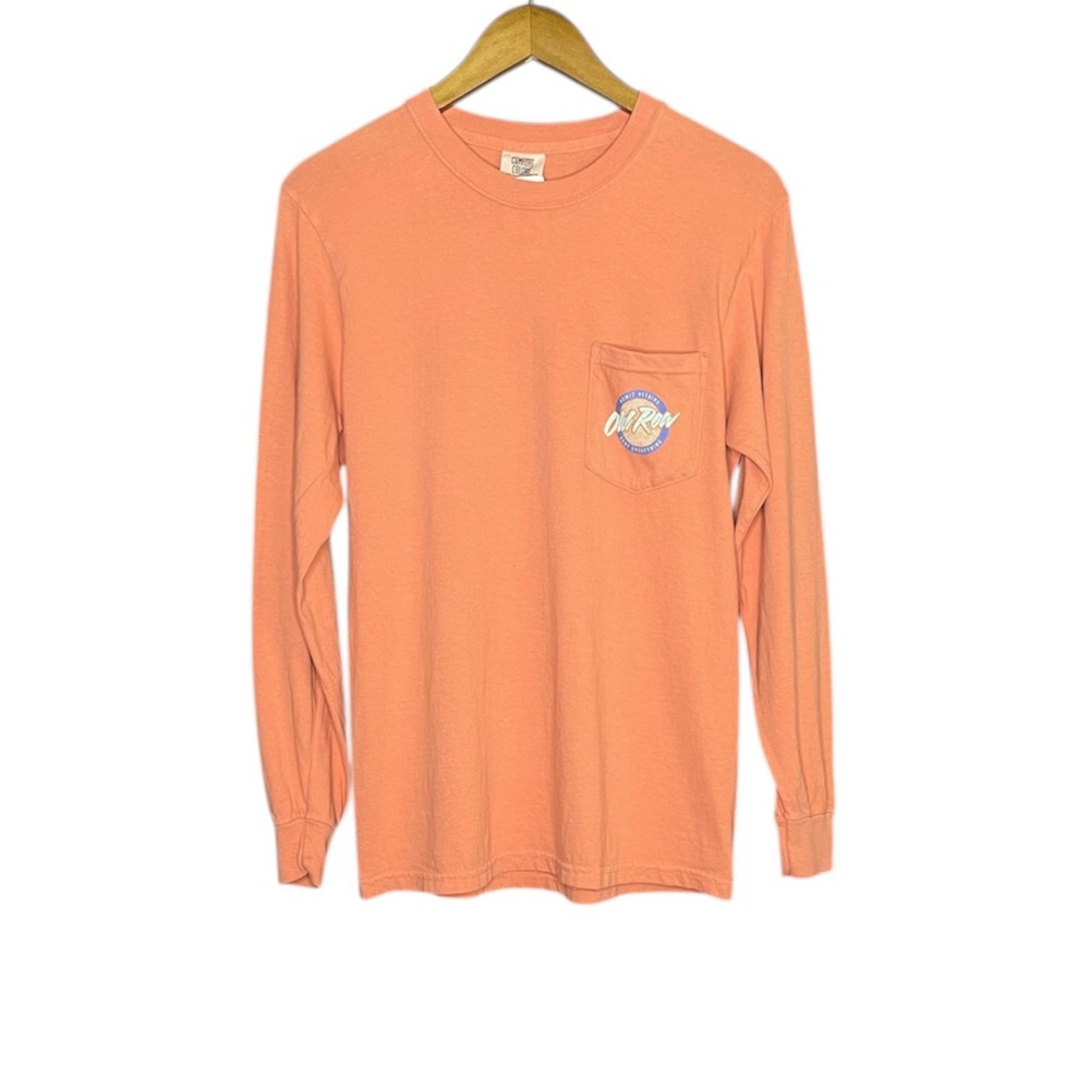 Old Row Circle Logo Long Sleeve Tee Terracotta Admit Nothing Deny Everything NWT